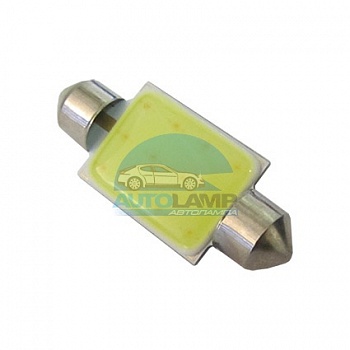 Автолампа светодиодная T10*39-COB12, 1139 COB. салонная, 12V
