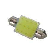 Автолампа светодиодная T10*36-COB12, салонная, 12V 1136
