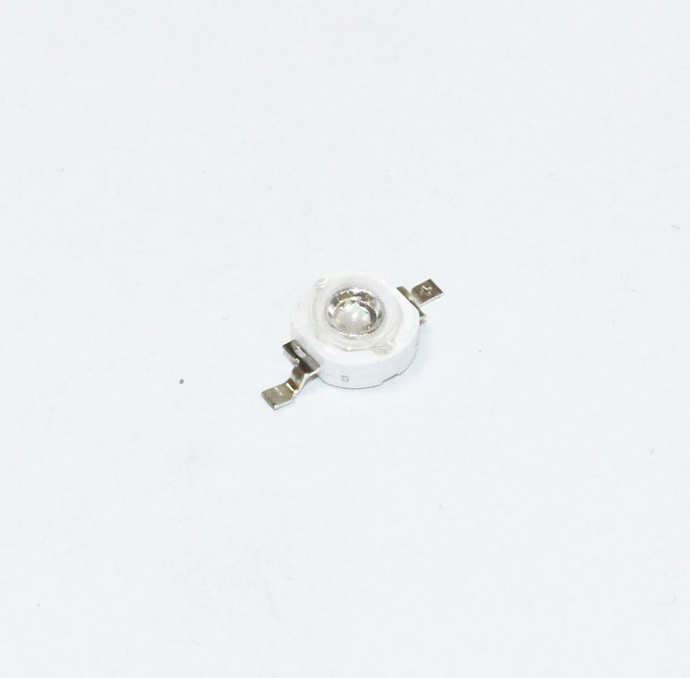 Светодиод 3W СИНИЙ, Emitter (Uпит=3.4-3.6V, IF=0.7A, 30Lm, <120°>), D-8мм, H-5.5мм