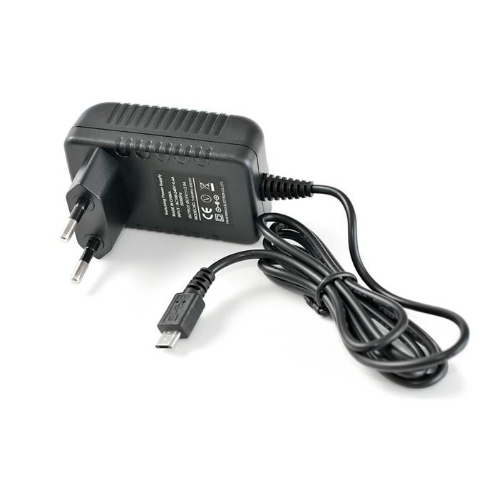 Блок питания импульсный 5V 2,5A (в розетку, штекер micro USB, корпус ALX04)  АР-304