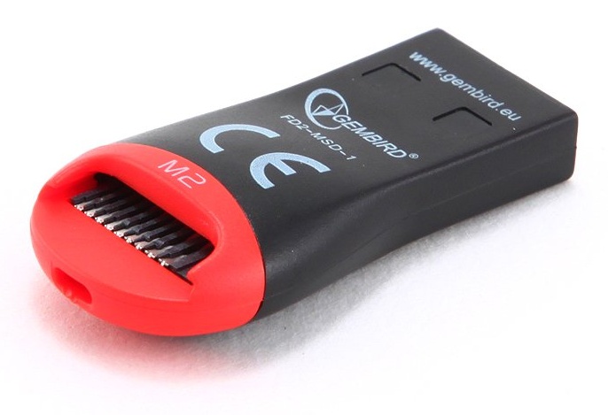 Картридер для microSD 'Gembird' FD2-MSD-1