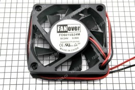 Вентилятор 24V 60*60*15мм 2вывода 0,06А 'FD6015S24M' (втулка скольжения, 4000об/мин)
