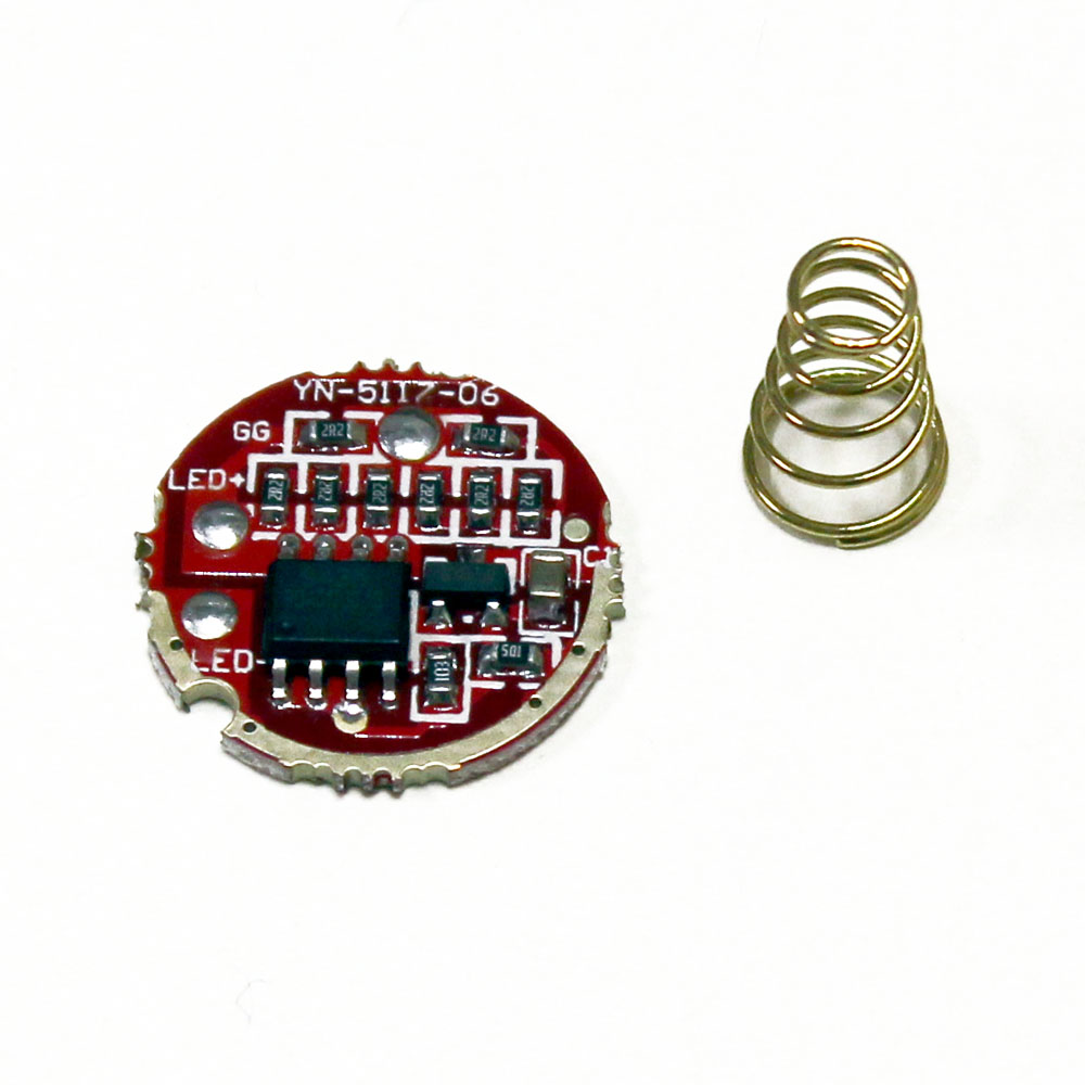 Модуль: Драйвер  LED GREE T6 U2  DC 3,0-4,5V 2,5A 17mm, 3 режима