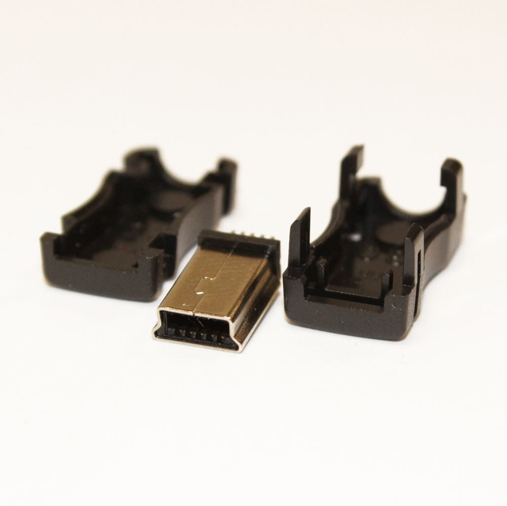 Штекер mini USB 10pin на кабель + корпус
