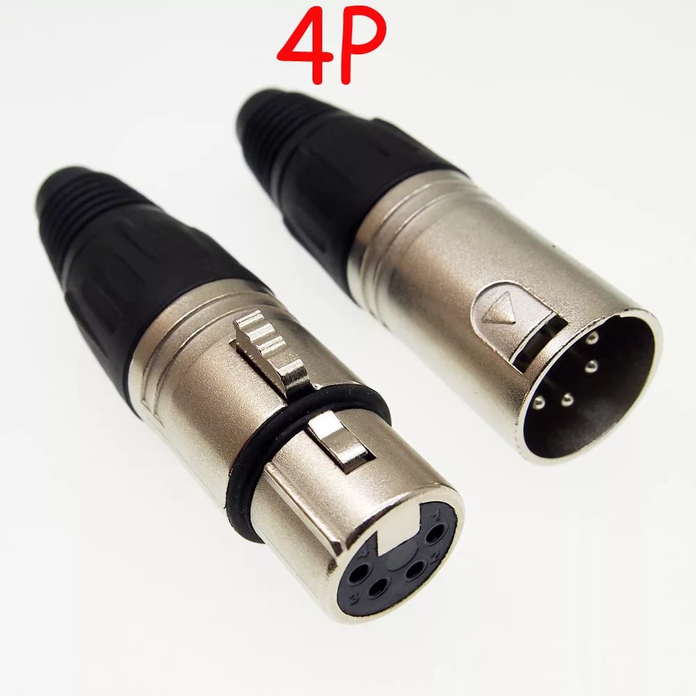 Штекер+Гнездо Canon XLP 4pin на кабель APP-204/210