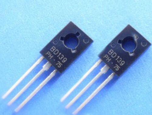 Транзистор имп. BD139 TO126 (кт815Г) npn 80V 1,5А 12,5Вт