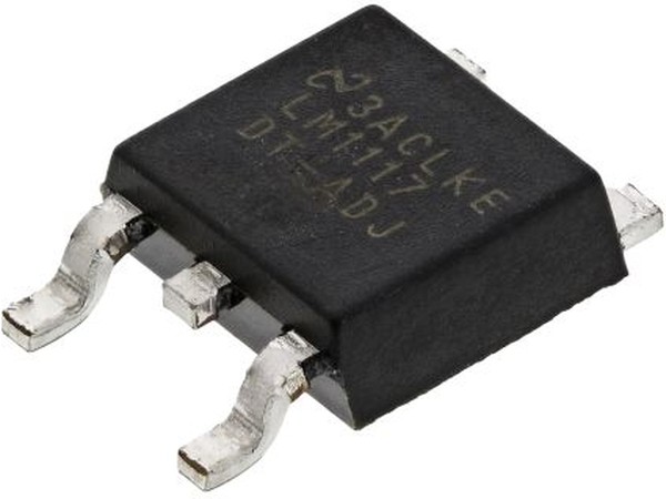 Микросхема имп. LM1117D -ADJ TO252-5L (D-PAK)  вых.пит. регулир. 1.25…13.8V 0,8A