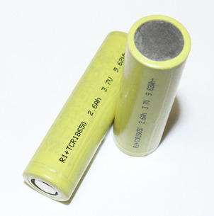 Аккумулятор 18650 3,7V 2600mAh ICR, L65мм d18мм ток до 13А 1шт