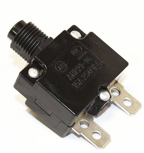 Выключатель - автомат. (брейкер), KBF-1/01, 15A, 250V (в сетевых удлин.) защита по току