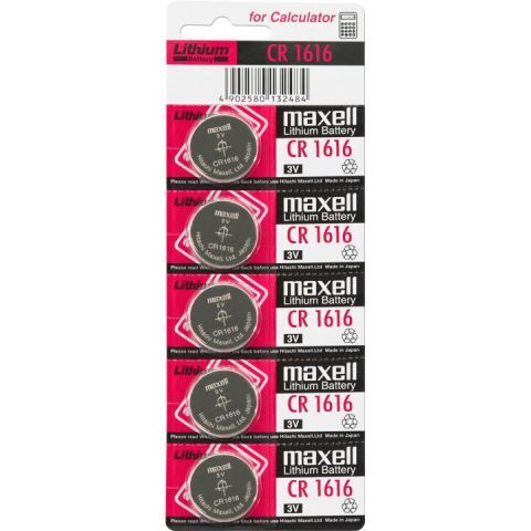 Элемент питания Maxell CR1616 3V 1шт