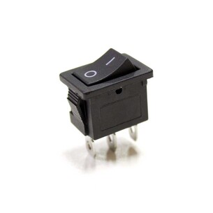 Переключатель без подсветки MRS-112А 3pin 250V 6A 20*13мм без фиксации прямоуг.