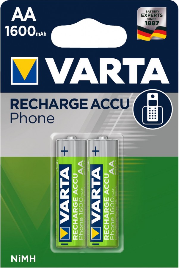 Аккумулятор Varta Phone Power АА 1600mah Ni-MH 1шт