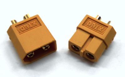 Разъём питания: XT60 (12V, 30A) 2х конт.штекер-гнездо, комплект