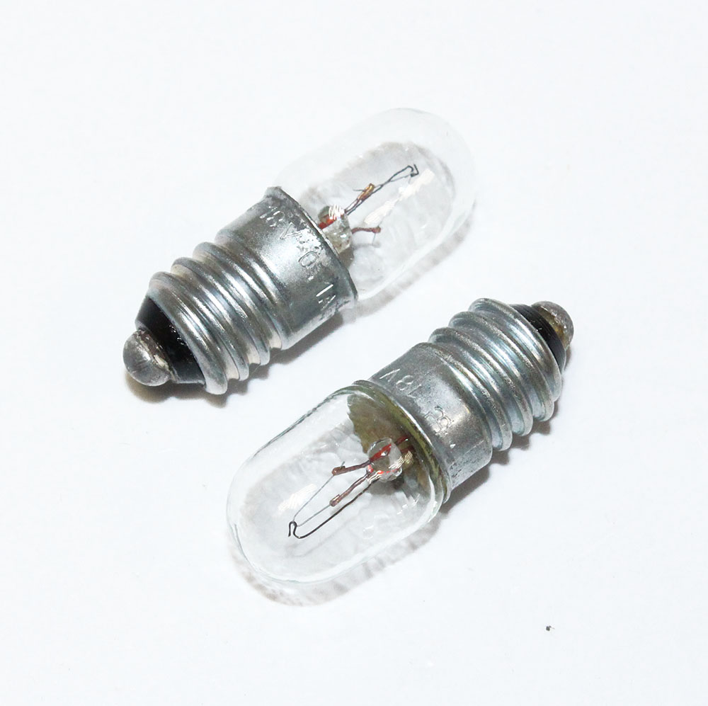 Лампа для фонарика Е10 18V 0,1А резьба Россия