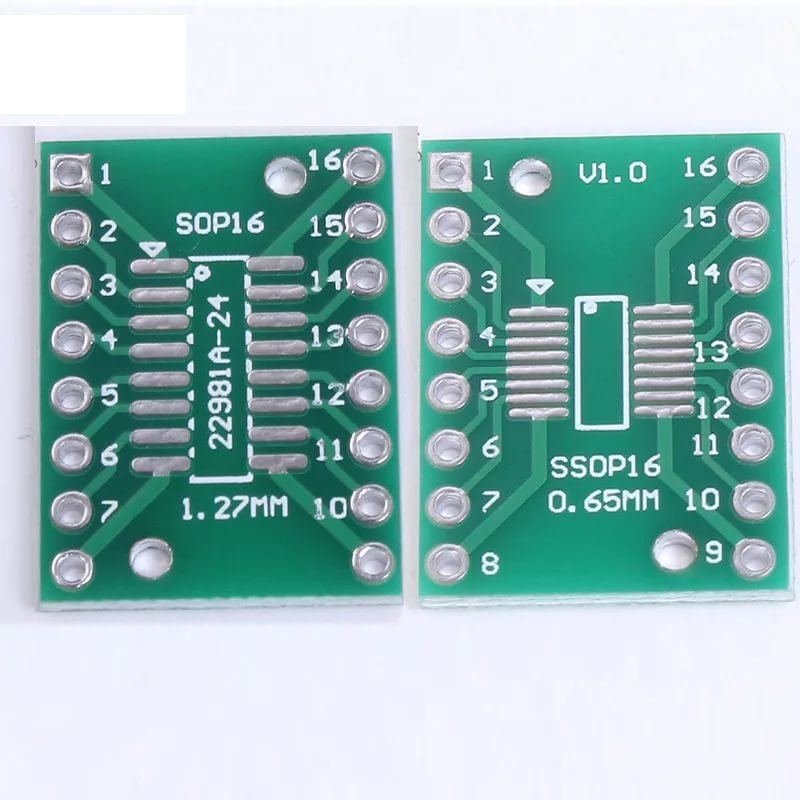 Адаптер микросхем от SOIC16/SSOP16 SMD на  DIP16