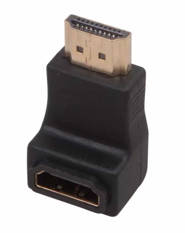 Переходник шт.HDMI - гн.HDMI угловой 17-6805