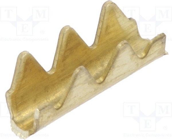 Клемма U-образная соединит. обжимная неизолир. латунь DJ451-4 2,5-4,0мм2