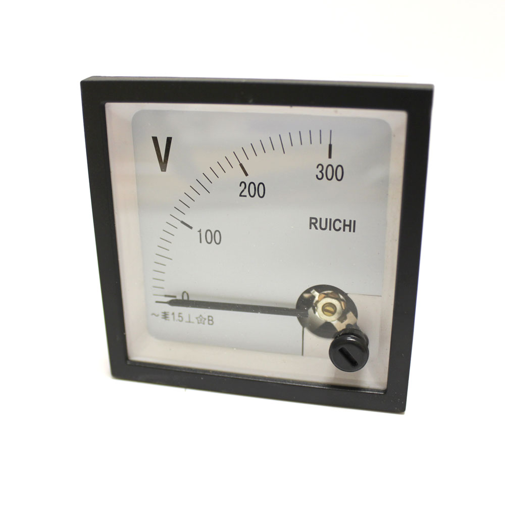 Вольтметр стрелочный 300V AC AC/50Hz (72х72мм, установочное 67х67мм)