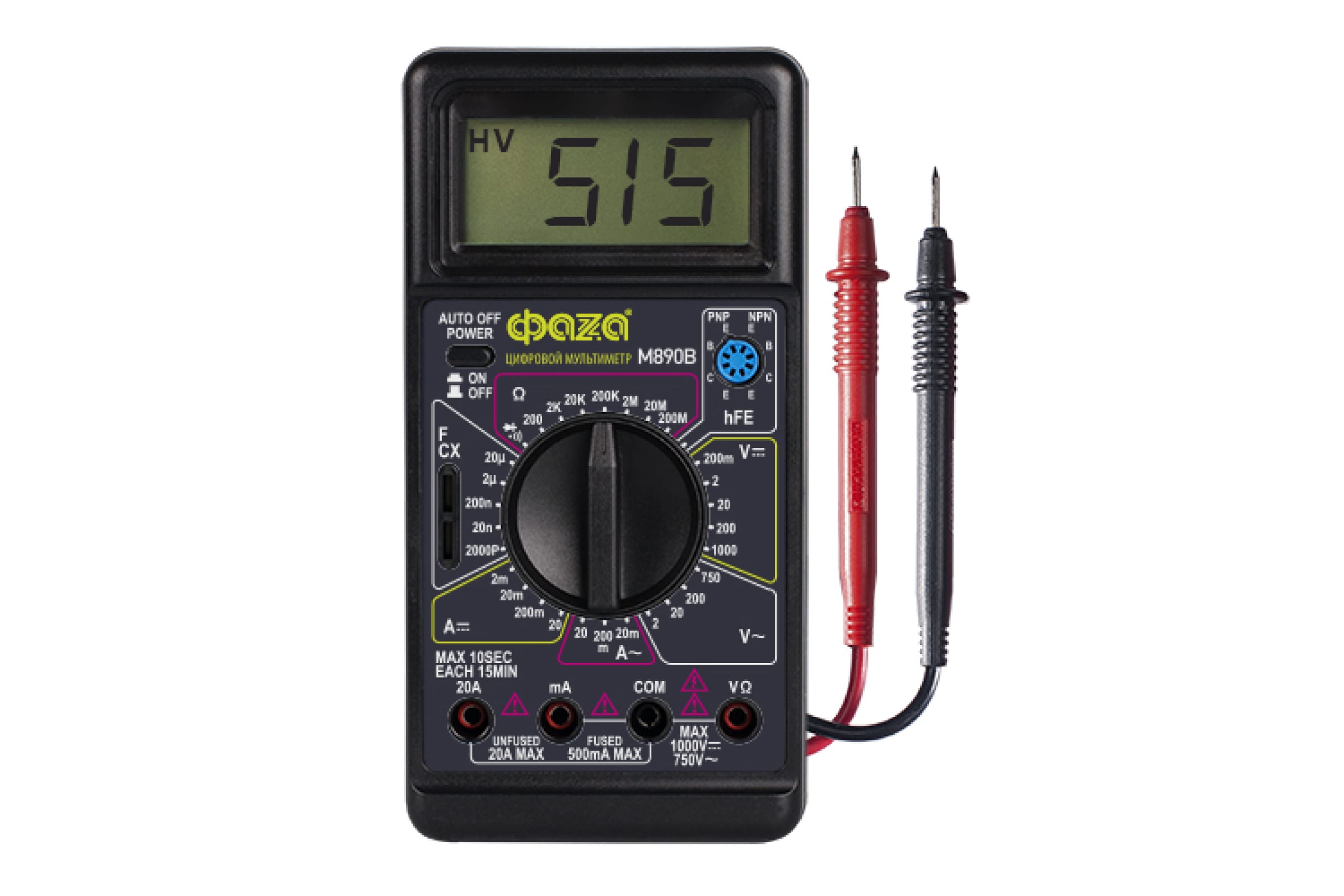 Мультиметр М890B ФАЗА