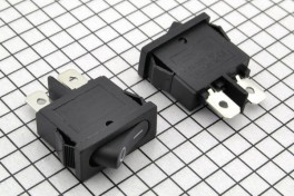 Переключатель без подсветки RWB-103 (MRS-101-5, KCD1-110/2P) 2pin 250V 6А on-off 20*13мм узкий