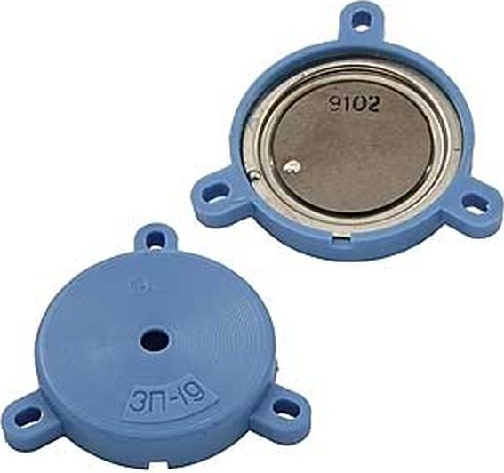 Звукоизлучатель (зуммер) пьезо ЗП-19 (1,8-3КГц, 5V, 75дБ, d=50мм,h=7мм)