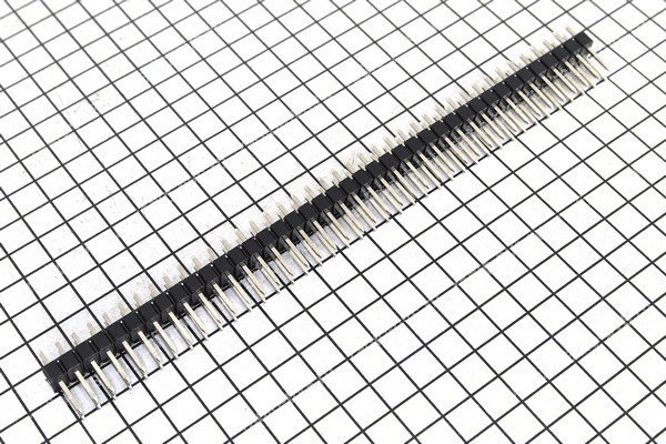 Соединители штыревые 2*40pin двухрядные штекер на плату 2,54мм перемычка
