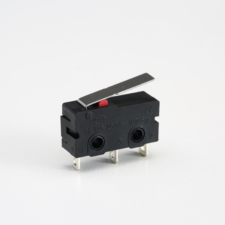 Переключатель концевой 20*10мм KW4-2 5A 250V 3-конт планка 15мм