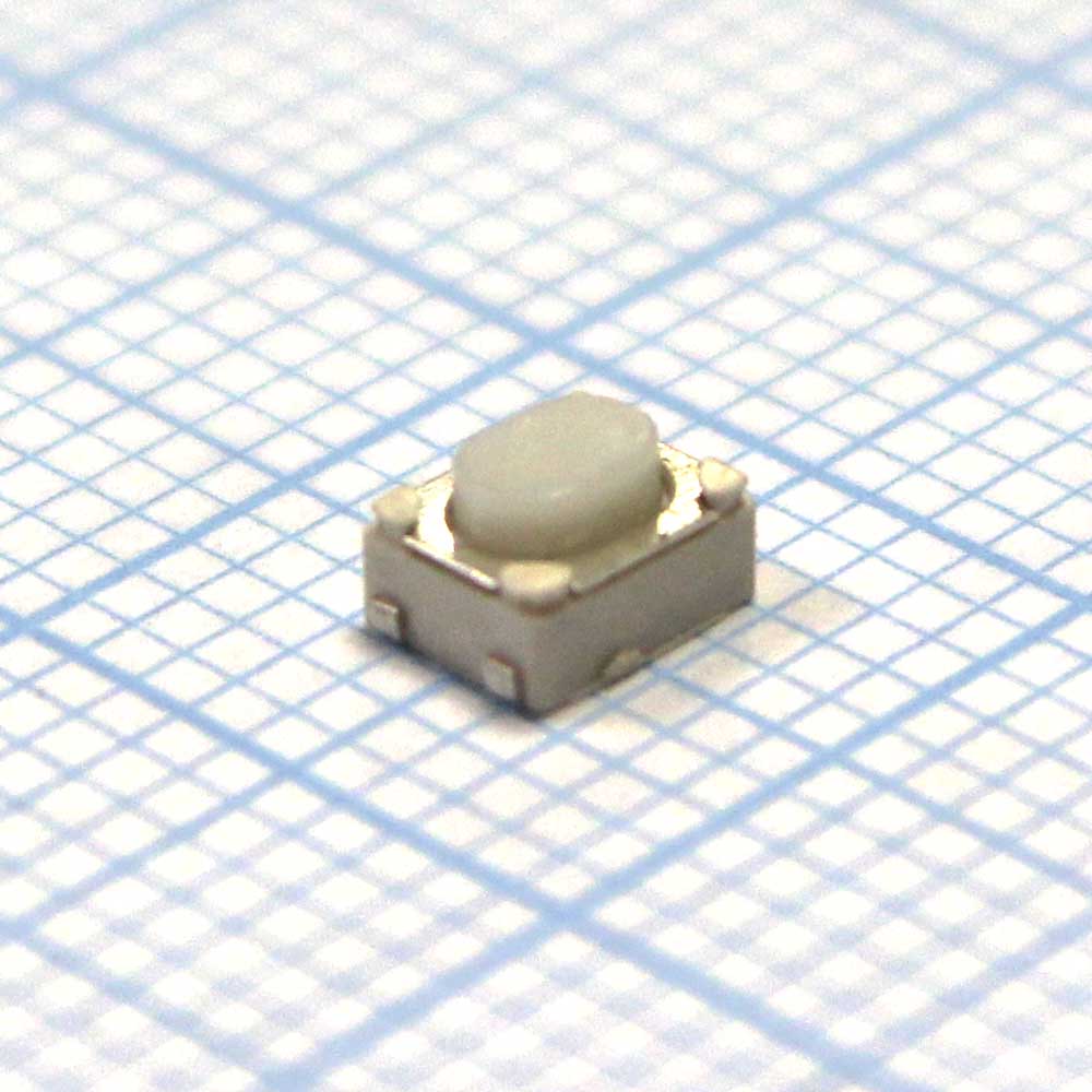 Микрокнопка 4pin 3,5*4,5*2,0мм, ручка-1мм гориз. SMD