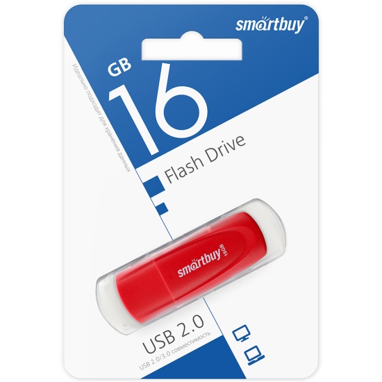 Карта памяти Smart Buy Scout Red 16Gb