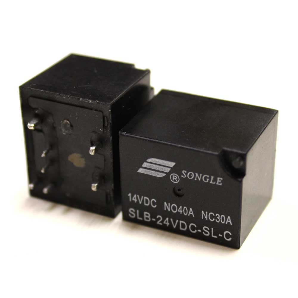Реле 24V 30A SLB(4119) (DC24V-30A-1C) (26,0*21,0*21,0мм) 7pin под пайку
