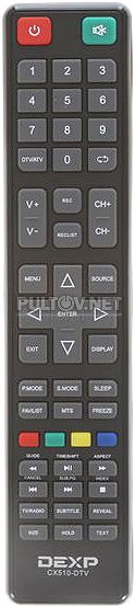 Пульт DEXP CX510-DTV (5110) LCD TV Smart
