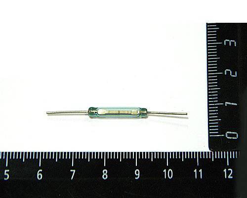 Геркон МК-17 группа Б (замык. 2 выв. L=20мм, D=3,1мм, 80V, 1,5A)