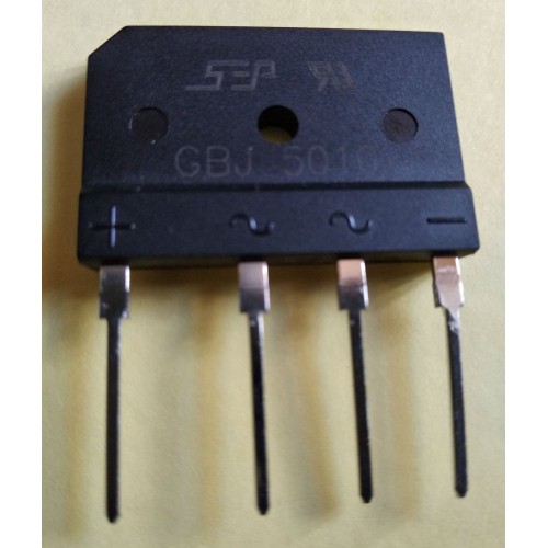 Диодный мост GBJ5010  (50A ,1000V) (RS-2)-вертик..устан.