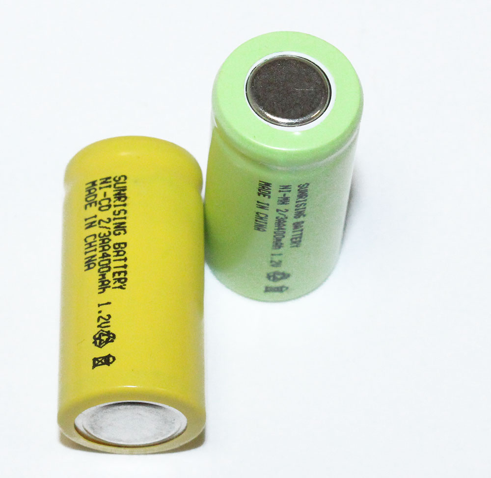 Аккумулятор 2/3 AA Sunrising 400 mAh 1.2V Ni-Mh