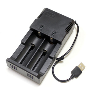 Зарядное устройство для 2-х аккум. 18650, 26650,, 3,7v 0,5А пит.вх- USB