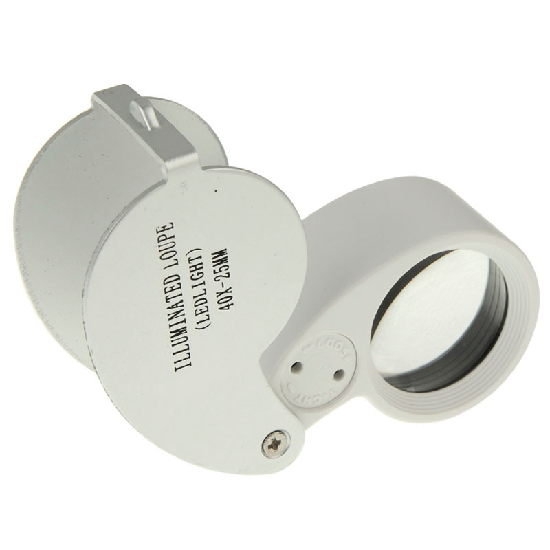 Лупа увеличительная ILLUMINATER LOUPE LED 40X-25MM MG- 21011