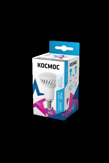 Лампа светодиодная Космос R50 8Вт Е14 220V 4500К