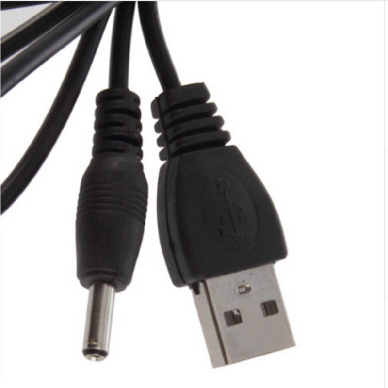 Шнур питания шт.1,4*3,5*9мм - шт.USB (А) 1м