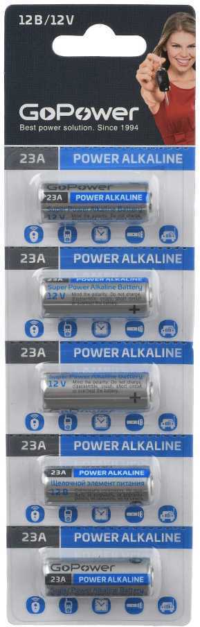 Элемент питания GoPower LR23А 12V 1шт