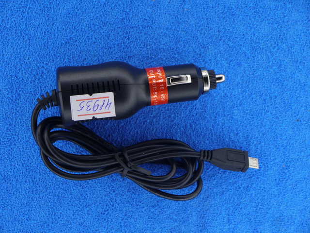Шнур авто шт. прикуривателя - шт. micro USB (12-24B => 5B) 1500mAh (для видеорегистр.) 1м