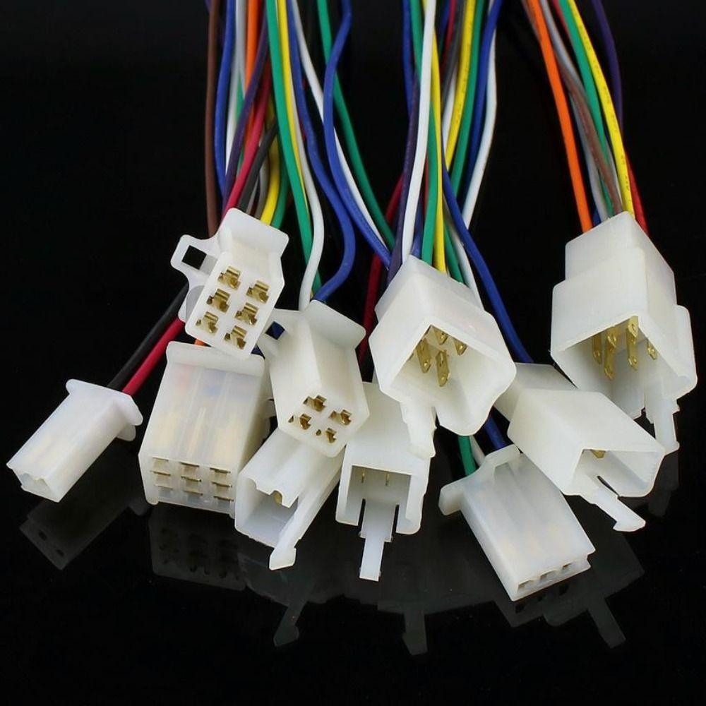 Коннектор 6pin шт+гн провод 5см FAMCDI авто