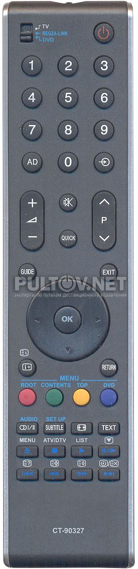 Пульт TOSHIBA CT 90327 (TV-LCD)