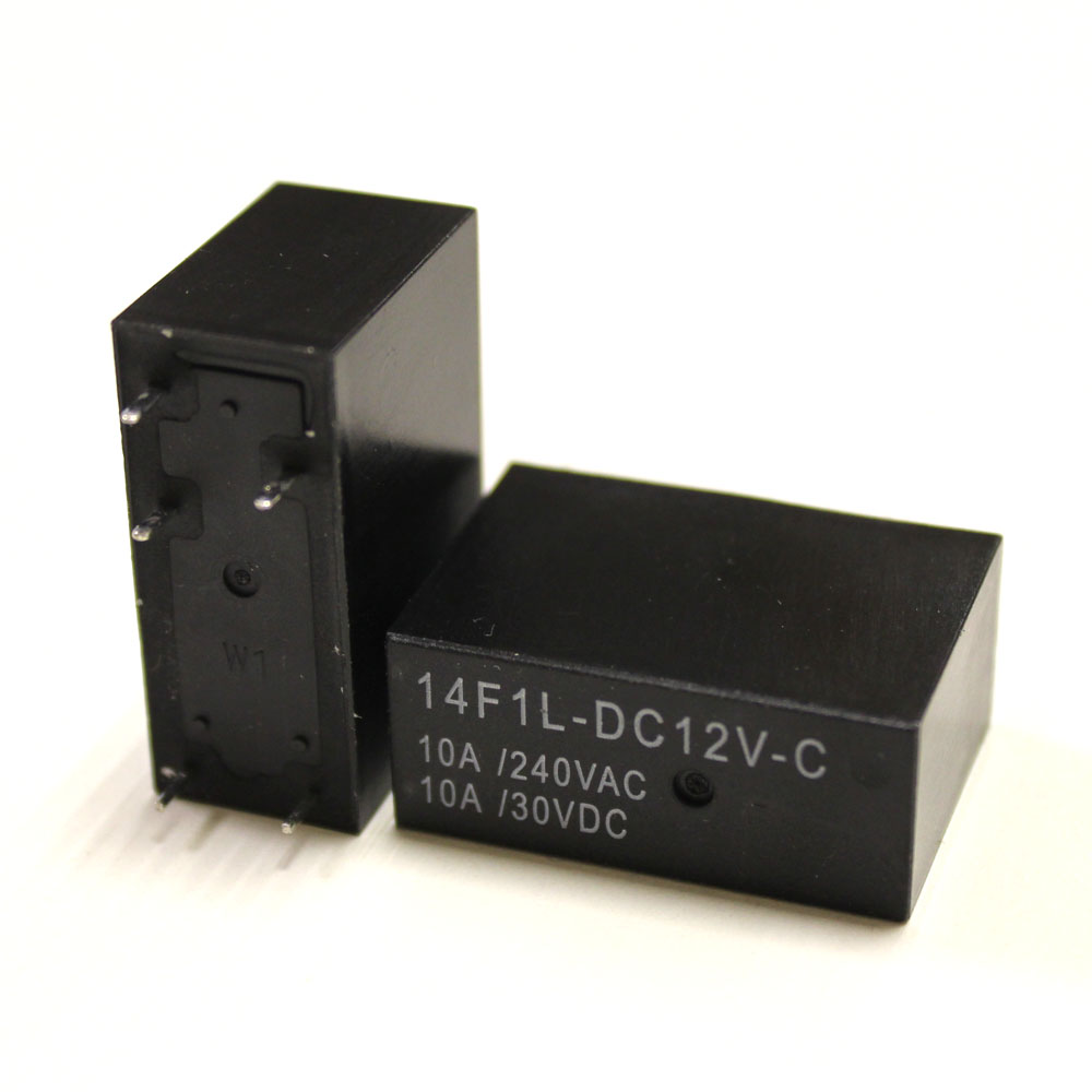 Реле 12V 10A HLS-14F1L DC12V-10A-1C 29*12,6*20,6  5pin под пайку