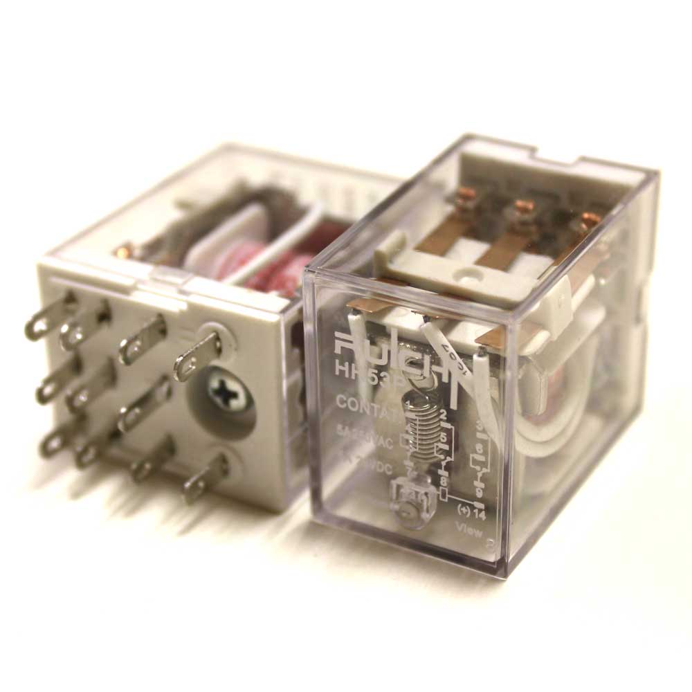 Реле 220V 5A  HLS-4453 (18F)-3 AC 220-240V-5A-3C 27,7*21,5*35мм 11pin под колодку
