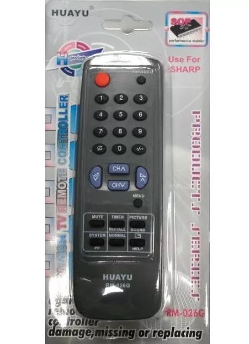 Пульт универсальный RM-026G для  SHARP корпус G1342SA