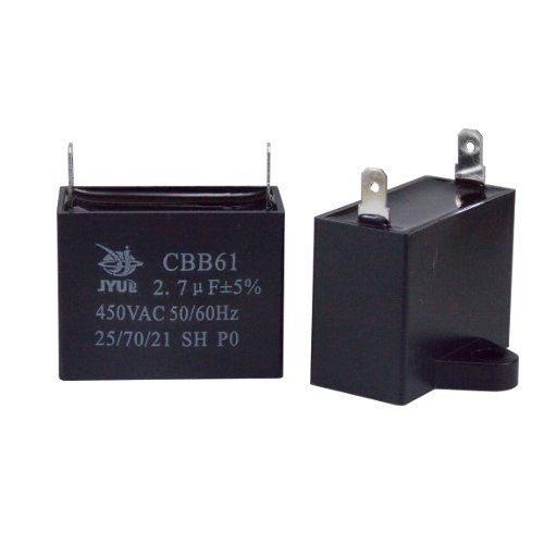 Конденсатор CBB-61 15*450 мкф/в  50Hz 58*28*43мм пусковой, клеммы