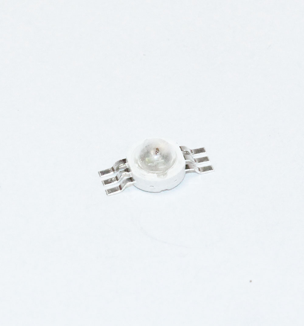 Светодиод 1W RGB 6pin (R-50LM/2.0V, G-75LM/3.2V, B-25LM/3.2V) <120°>