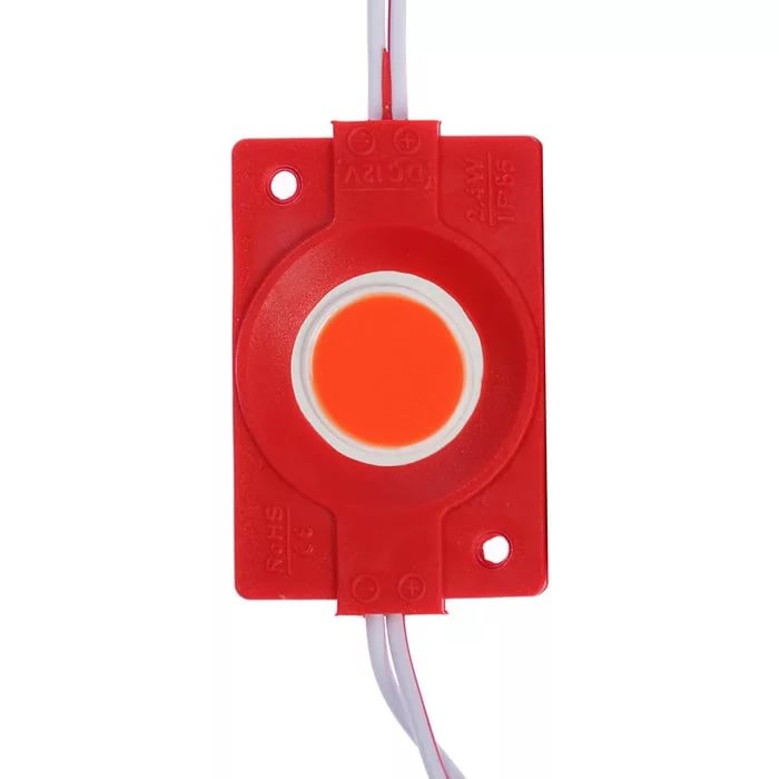 Модуль светодиодный SMD5730, 2,4Вт, COB, 220Lm, КРАСНЫЙ, 12V