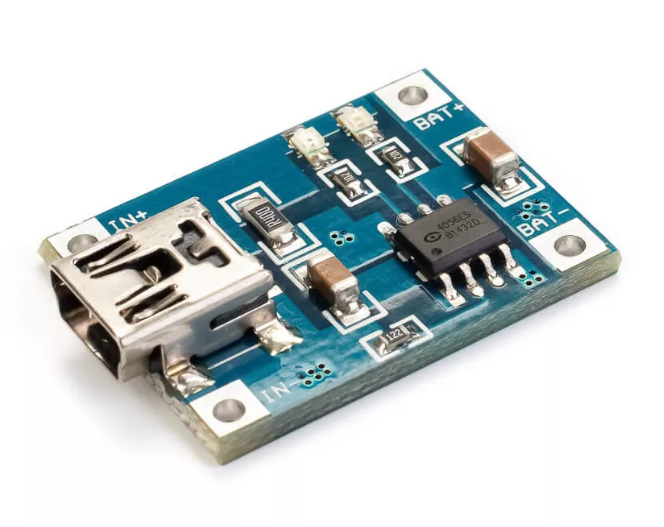 Модуль для зарядки Li-Ion акк (пит.mini USB) 4,5-5,5В вых. 4,2В