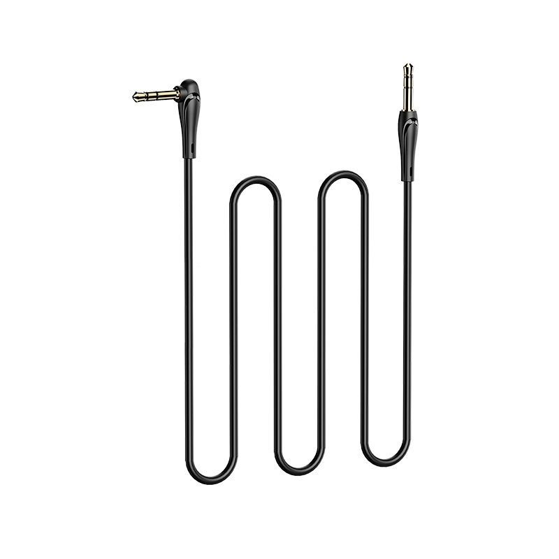 Шнур шт3,5мм - шт3,5мм 1м, угловой, 'Hoco Upa14'